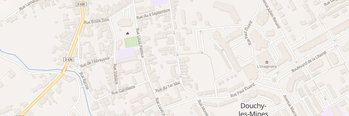 Plan du 32Q Rue Victor Hugo à Douchy-les-Mines