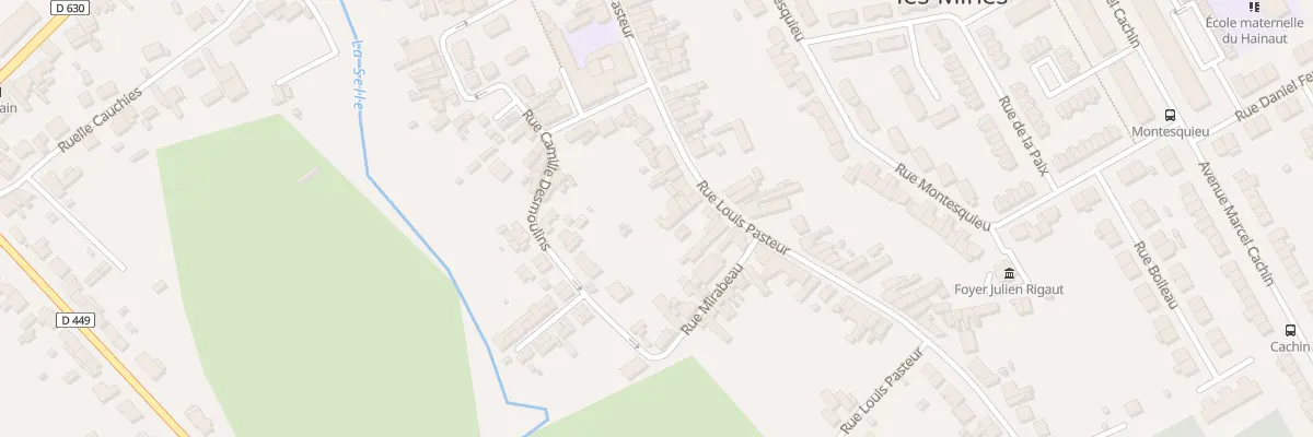 Plan du 66 Rue Pasteur à Douchy-les-Mines