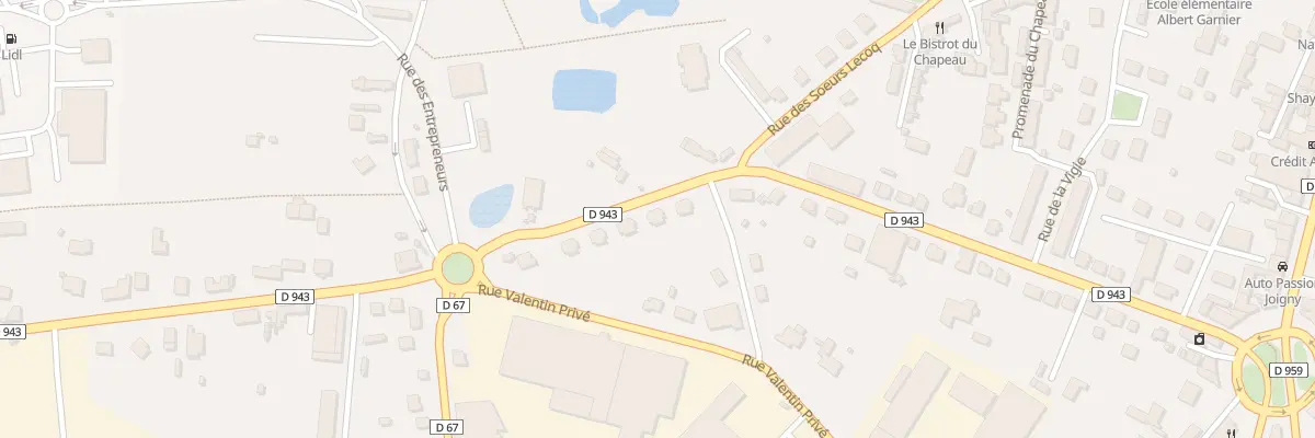Plan du 7 Rue des Soeurs Lecoq à Joigny