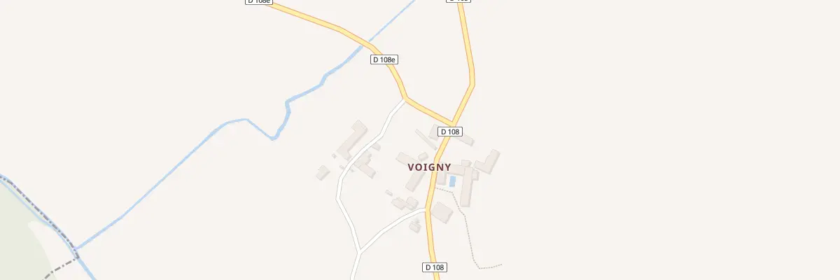 Plan du 4 Voigny à La Chapelle-Moutils