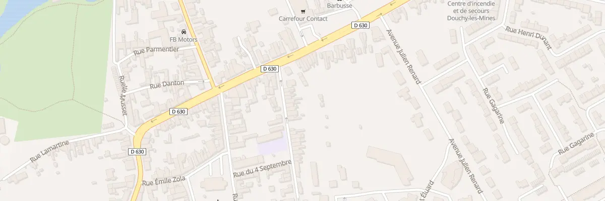 Plan du 7 Rue Victor Hugo à Douchy-les-Mines