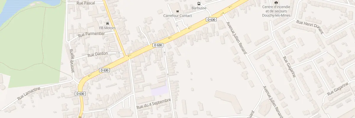 Plan du 3 Rue Victor Hugo à Douchy-les-Mines