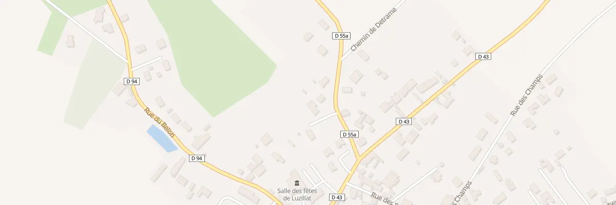 Plan du 1 Imp du Cedre à Luzillat