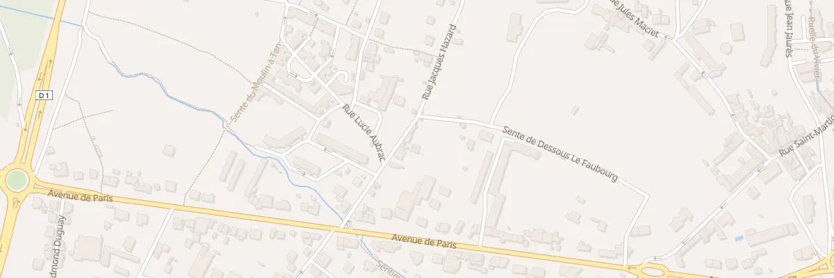 Plan du 9 Rue du Patis Saint-martin à Château-Thierry