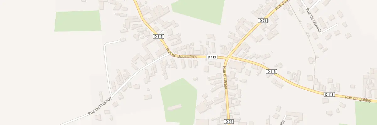 Plan du 3 Rue de Boussières à Bévillers