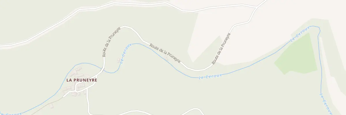 Plan du 1 Rte de la Pruneyre à Vieille-Brioude