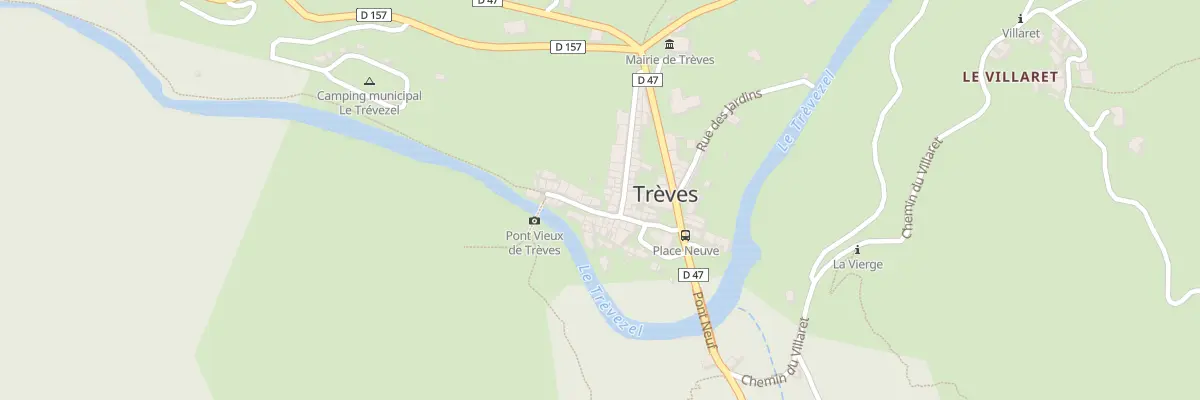 Plan du 5012 Rue du Pont Vieux à Trèves