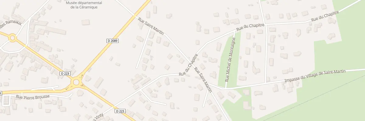 Plan du 19 Rue du Chapitre à Lezoux