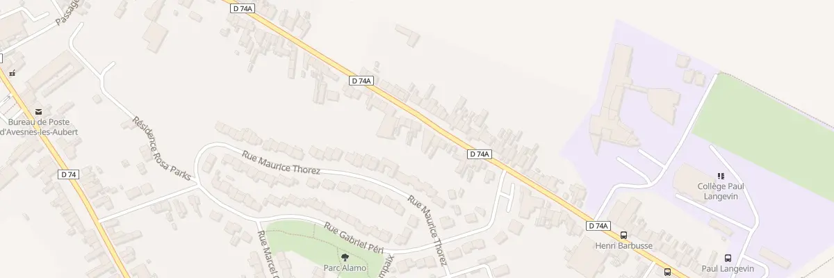 Plan du 115 Rue Henri Barbusse à Avesnes-les-Aubert