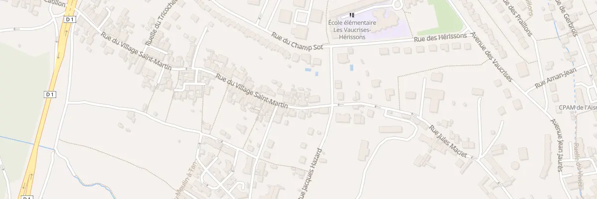 Plan du 5B Rue du Village Saint-martin à Château-Thierry
