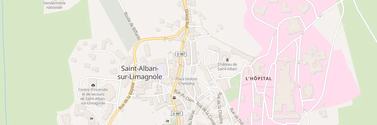 Plan du 4B Rue de l’Hôpital à Saint-Alban-sur-Limagnole