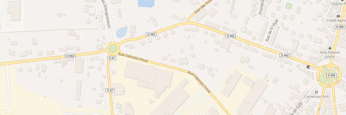Plan du 34 Rue Valentin Privé à Joigny