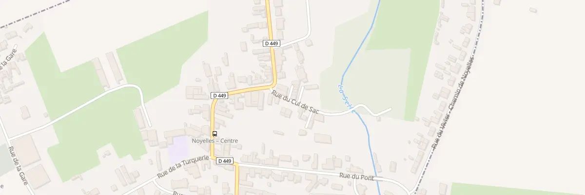 Plan du 7 Rue du Cul de Sac à Noyelles-sur-Selle