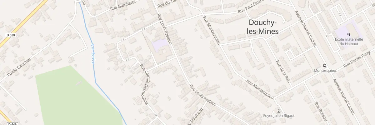 Plan du 81 Rue Pasteur à Douchy-les-Mines