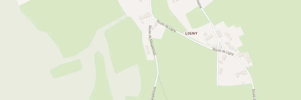 Plan du 89 Ligny à Saint-Benin-des-Bois