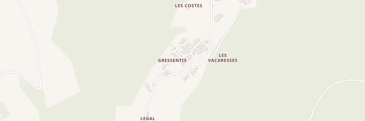 Plan du 5115 Le Gressentis à Sauclières