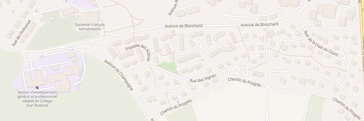 Plan du 12 Imp des Glycines à Château-Thierry