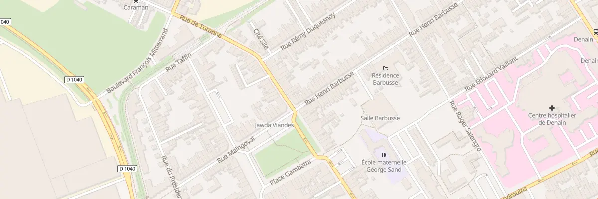 Plan du 1 Rue Henri Barbusse à Denain