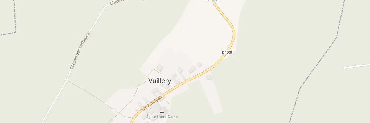 Plan du 21 Rue Principale à Vuillery