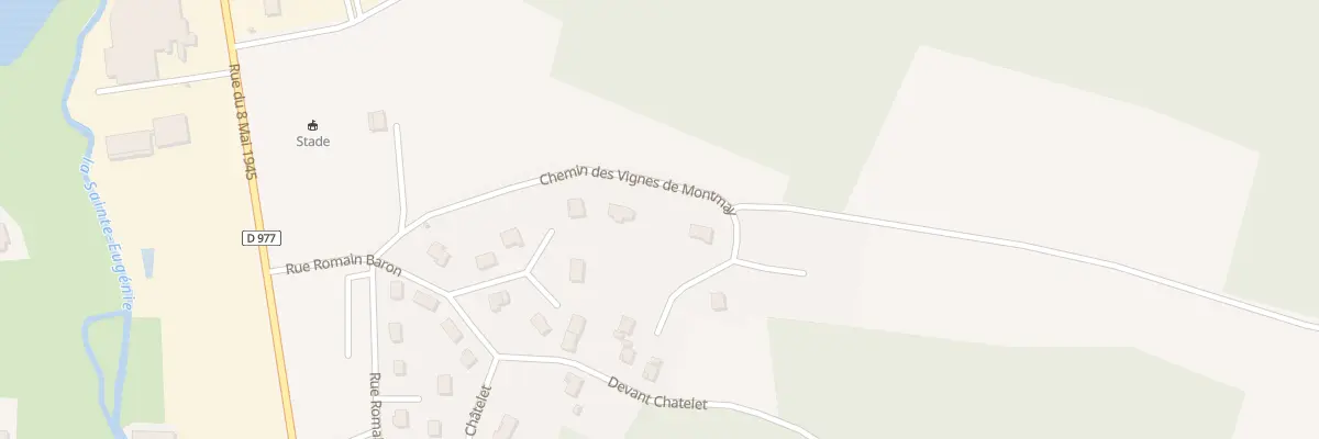 Plan du 2 Che des Vignes de Montmay à Varzy