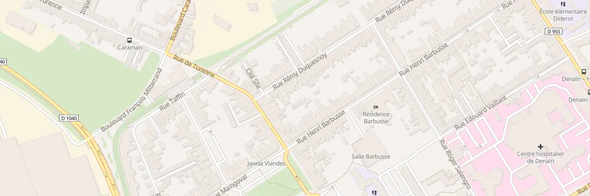 Plan du 10 Rue Rémy Duquesnoy à Denain