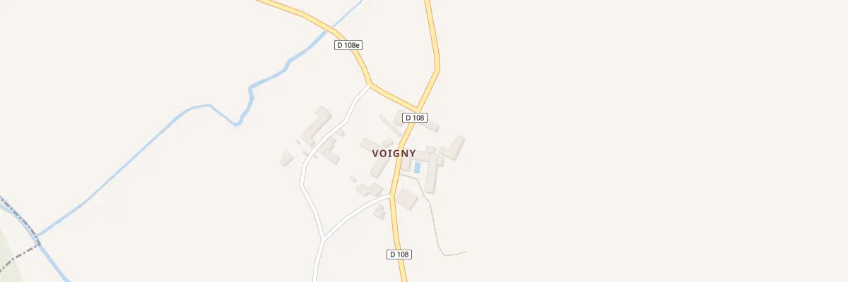 Plan du 1 Voigny à La Chapelle-Moutils