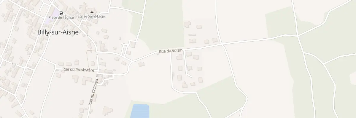 Plan du 230 Rue de Voisin à Billy-sur-Aisne