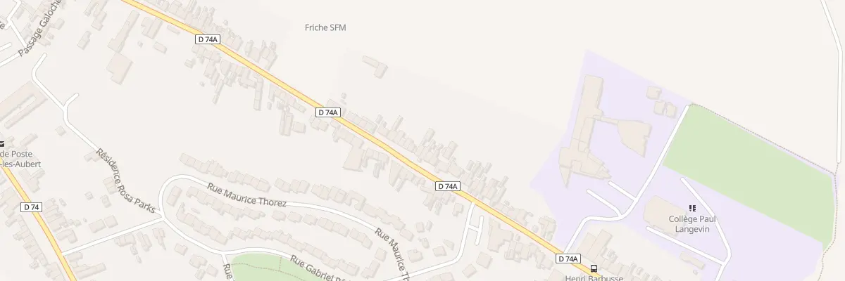 Plan du 120 Rue Henri Barbusse à Avesnes-les-Aubert