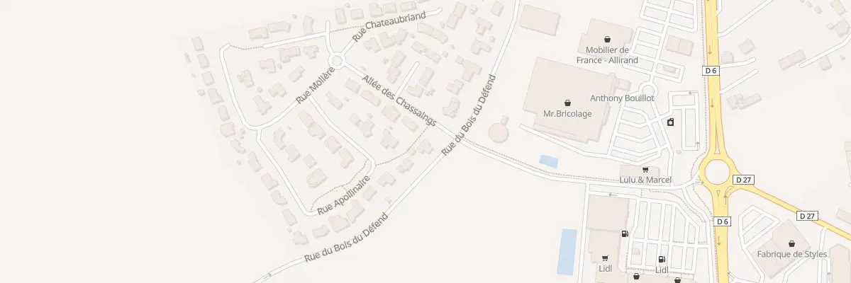 Plan du 2 All des Chassaings à Charmeil
