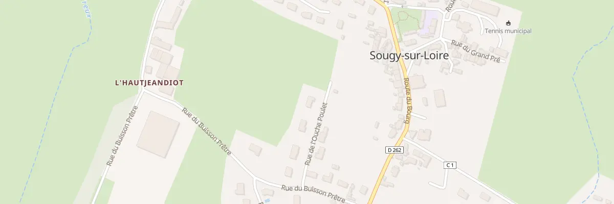 Plan du 8 Rue de l’Ouche Poulet à Sougy-sur-Loire