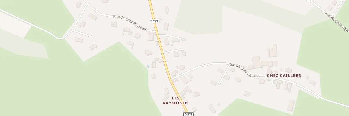 Plan du 5078 Les Raymonds à Bulhon