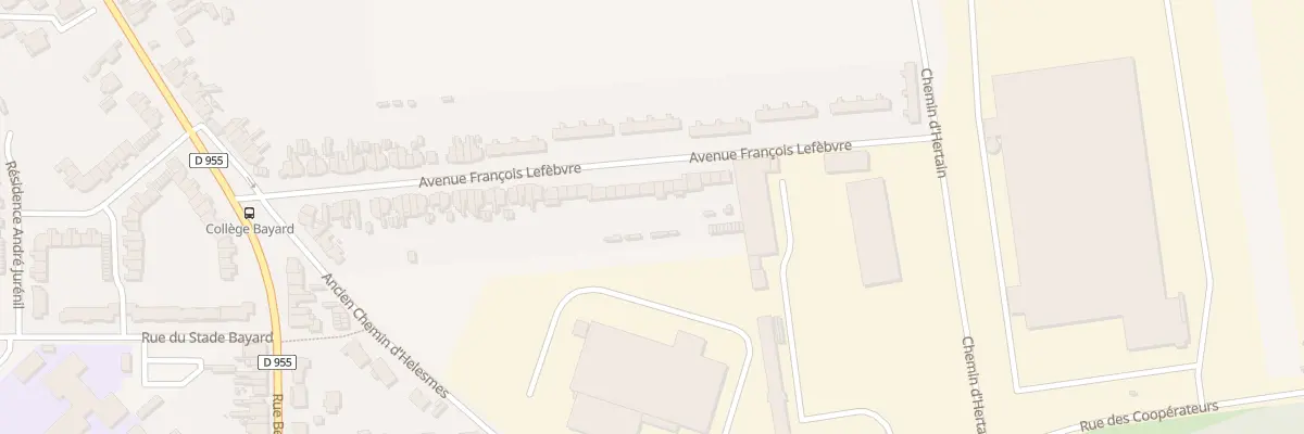 Plan du 62 Av François Lefèbvre à Denain