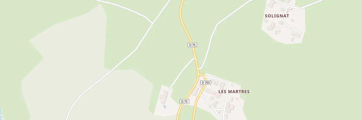 Plan du 5120 Les Martres à La Chapelle-sur-Usson