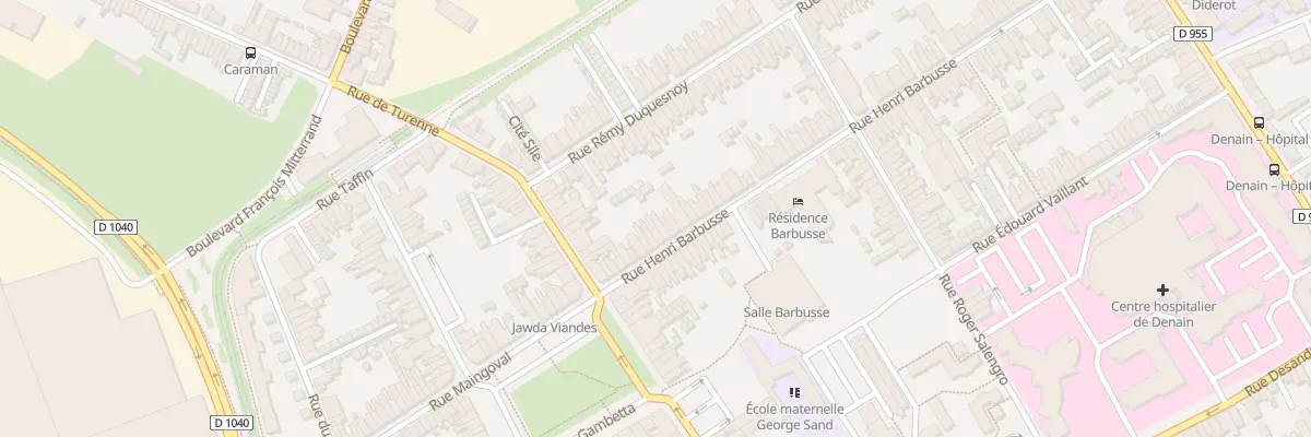 Plan du 15 Rue Henri Barbusse à Denain