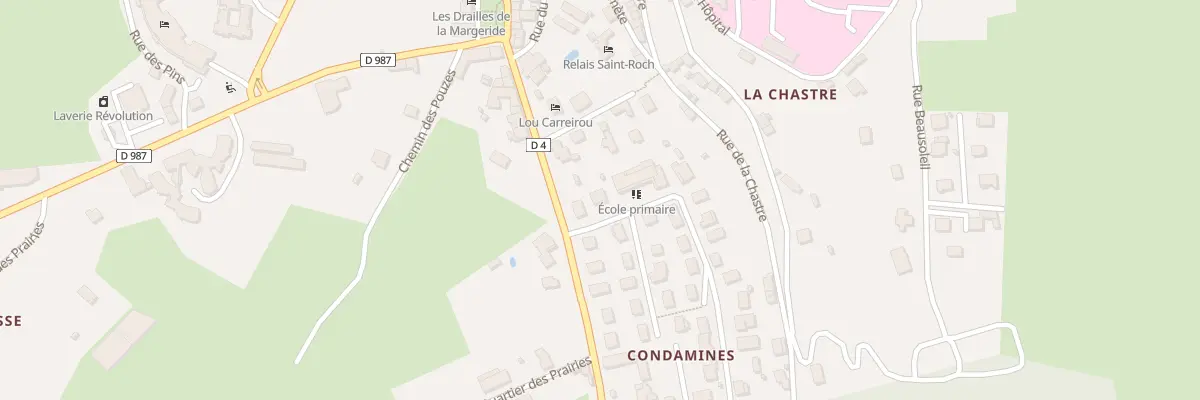Plan du 1 Rue du 19 Mars 1962 à Saint-Alban-sur-Limagnole