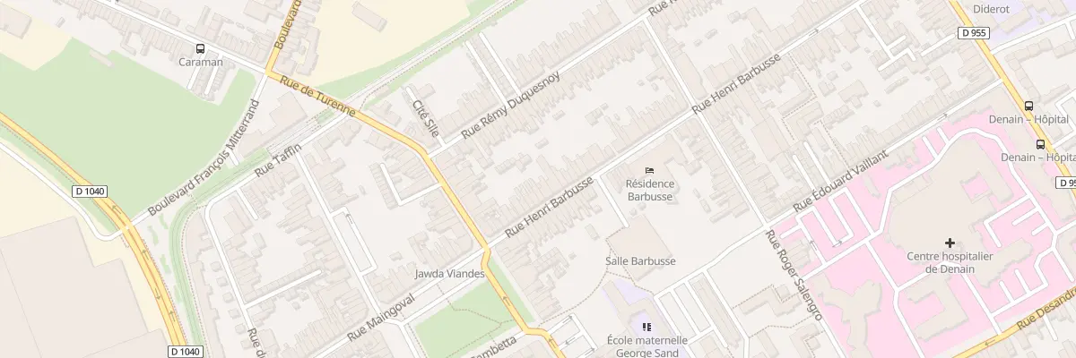 Plan du 17 Rue Henri Barbusse à Denain