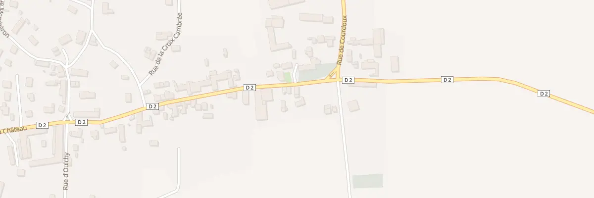 Plan du 38 Rue du Montier à Grand-Rozoy