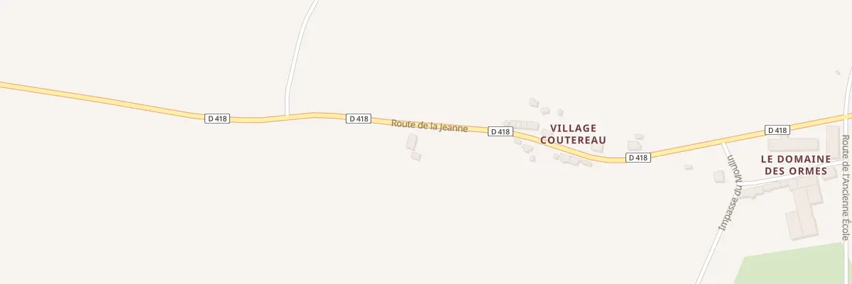 Plan du 73 Champ des Grandes Ouches à Beaumont-Sardolles