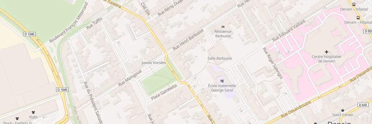Plan du 70 Rue Lazare Bernard à Denain