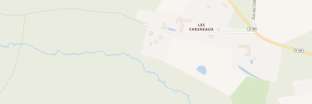 Plan du 483 Pres des Cheneaux à Diges