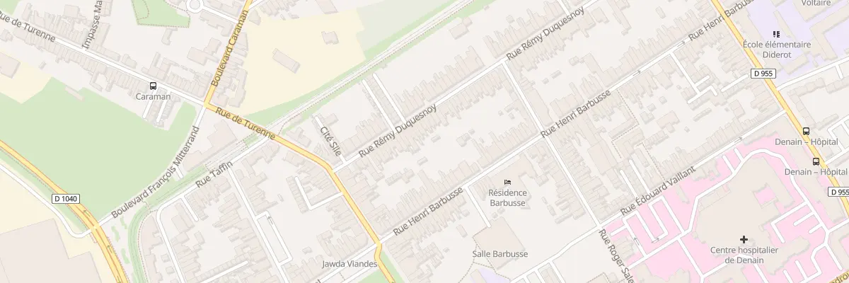 Plan du 20 Rue Rémy Duquesnoy à Denain