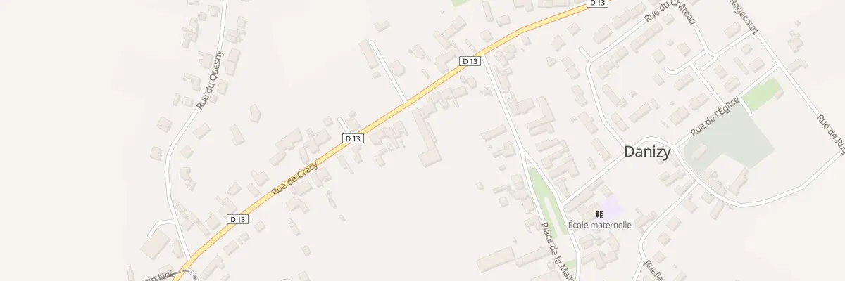 Plan du 96 Rue de Crecy à Danizy