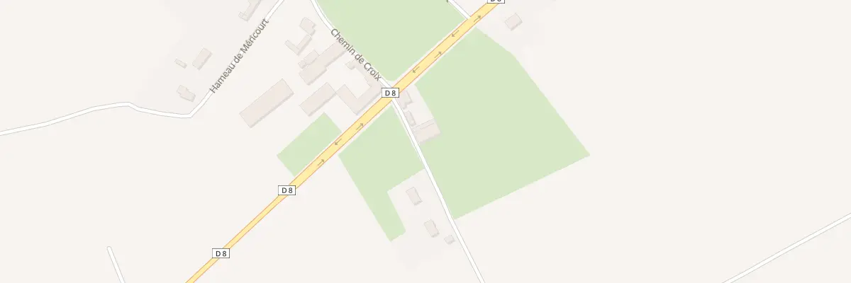 Plan du 1 Che de Croix Ham de Mericour à Croix-Fonsomme