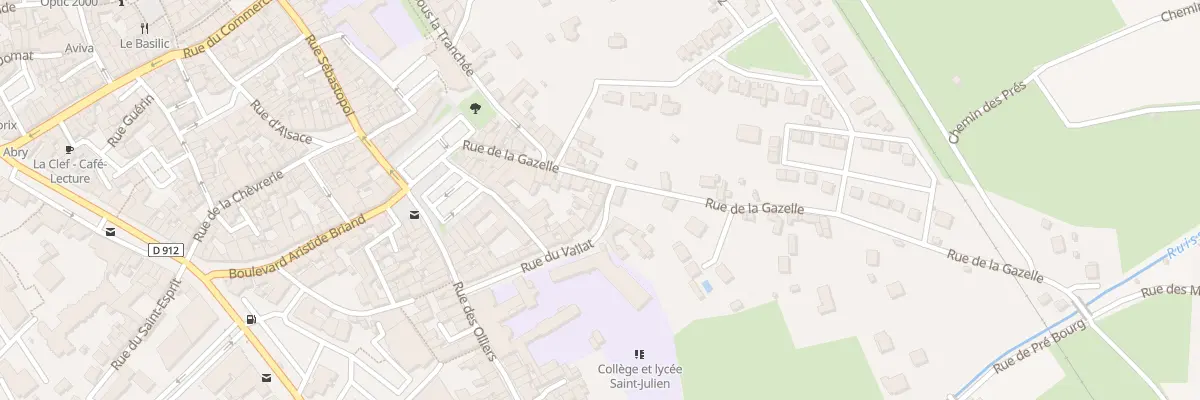 Plan du 4 Rue du Vallat à Brioude