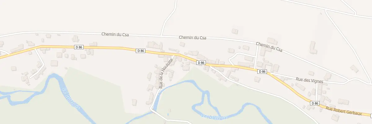Plan du 8 Rue Robert Gerbaux à Chézy-sur-Marne
