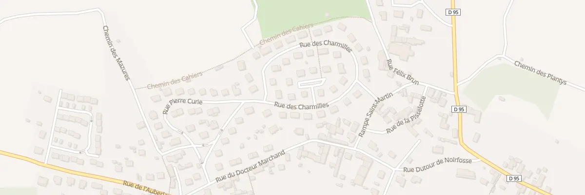 Plan du 3 Rue des Charmilles à Bucy-le-Long