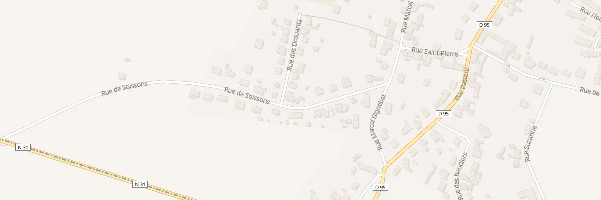 Plan du 16 Rue des Drouards à Venizel