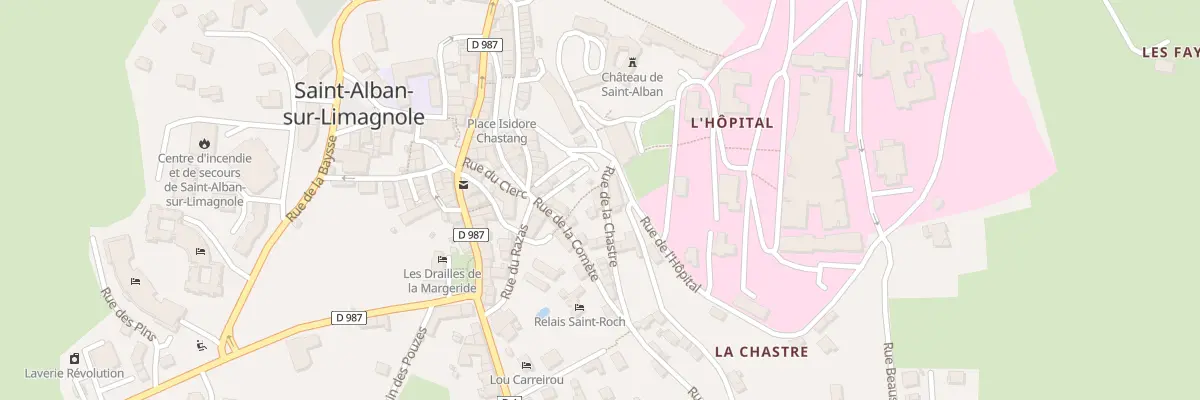 Plan du 4 Rue de la Chastre à Saint-Alban-sur-Limagnole