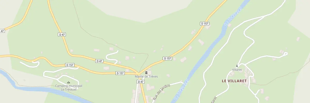 Plan du 5340 Babieges et Lair à Trèves