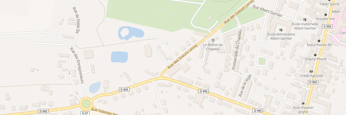 Plan du 14 Rue des Soeurs Lecoq à Joigny